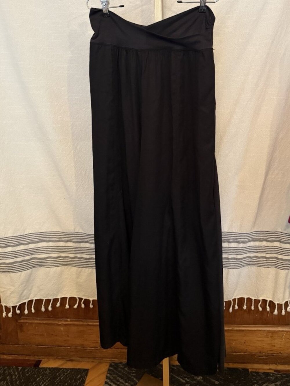 Free People Movement Panel Wide Leg Pants - Tall Black Large Free Flowing Dance